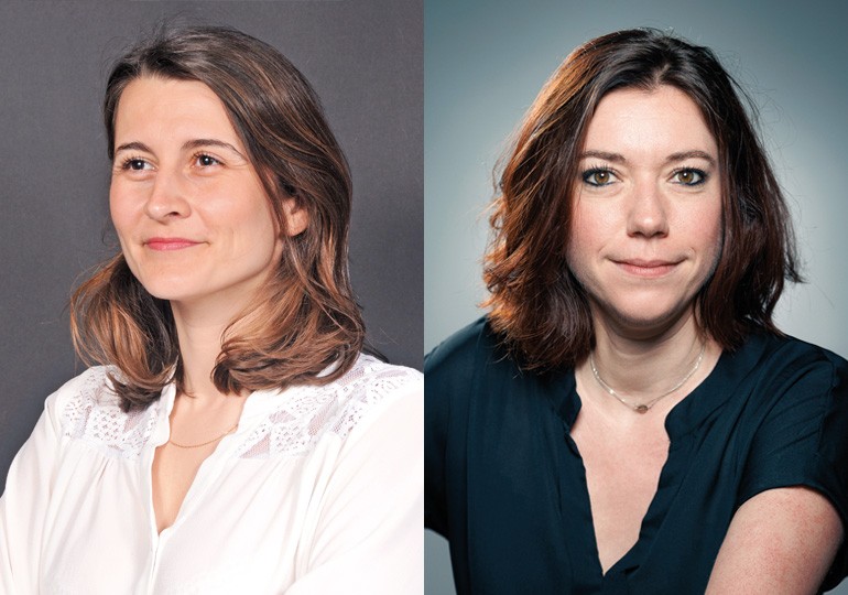 Clémence Delatte (à gauche) Directrice des ventes   Anne Chalon (à droite) Responsable de la formation, Dermalogica France