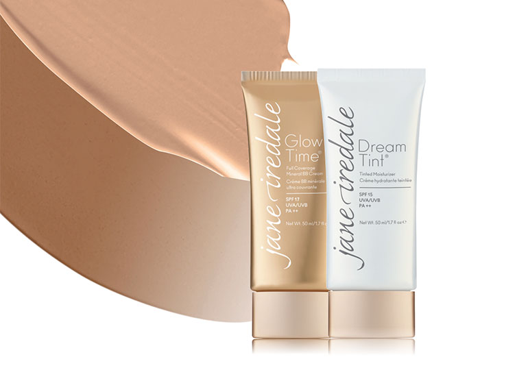 jane iredale creme glow time et dream tint