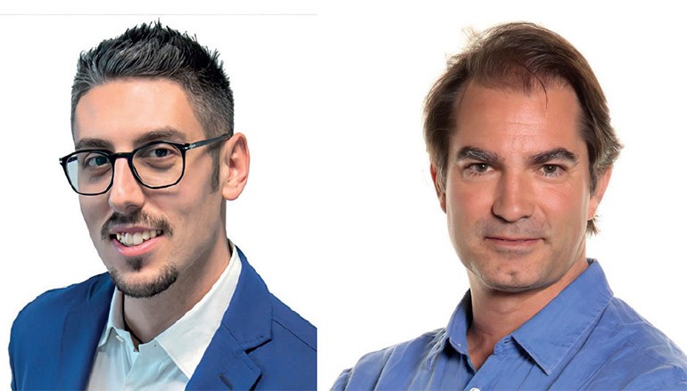 Matteo Brusaferri, directeur général de Lemi et Jean-Guy de Gabriac