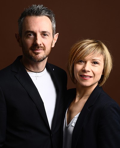 Édouard et Marie DAMIDOT, fondateur et co-dirigeante en charge de la commercialisation en France, et du marketing de VINÉSIME
