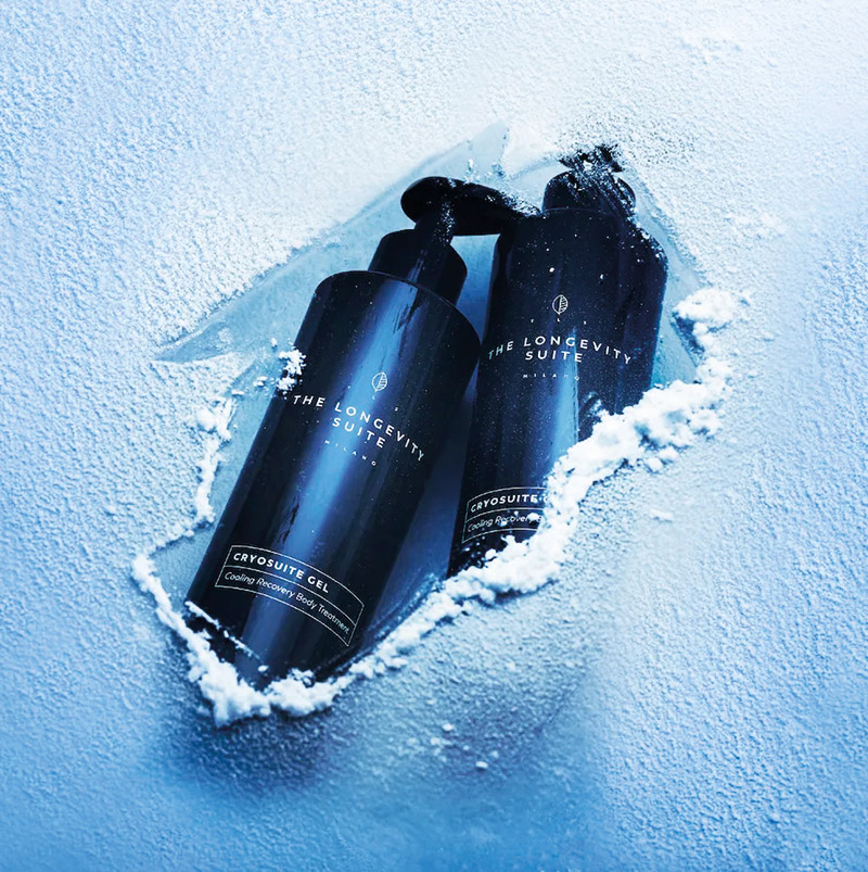 Le froid a inspiré la création de la ligne cosméceutique anti-âge, créée par The Longevity Suite®.