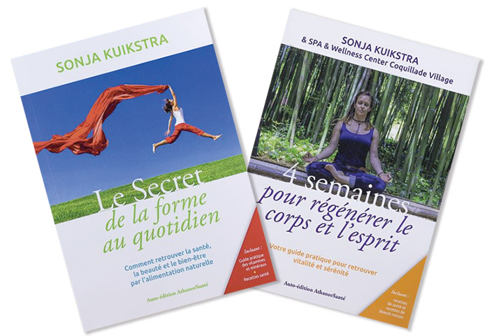 Sonja Kuikstra est l’auteure de deux ouvrages : « Le secret de la forme au quotidien » et « 4 Semaines pour régénérer le corps et l'esprit », où elle livre, entre autres, son expertise concernant les plantes.