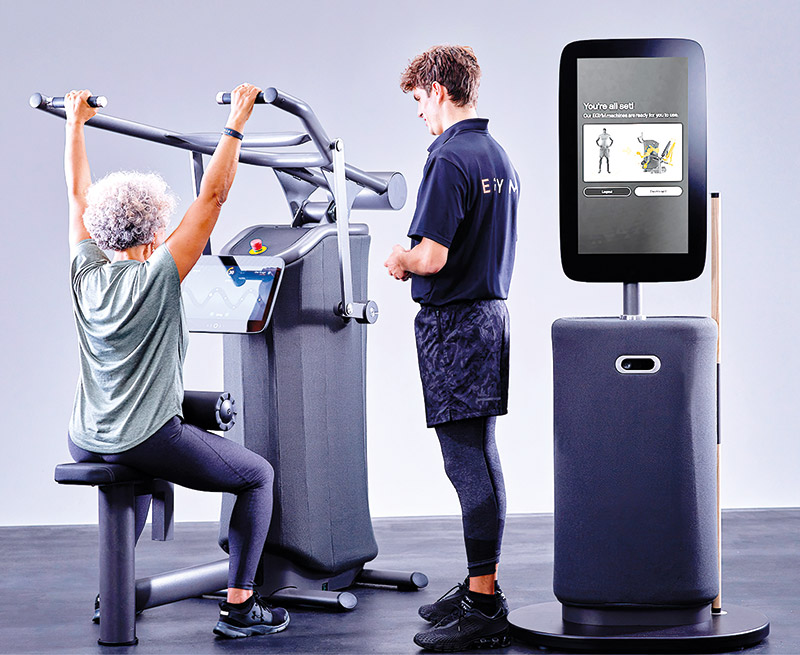 Le coaching guidé avec la technologie EGYM offrent une combinaison novatrice pour solliciter efficacement l’ensemble du corps.