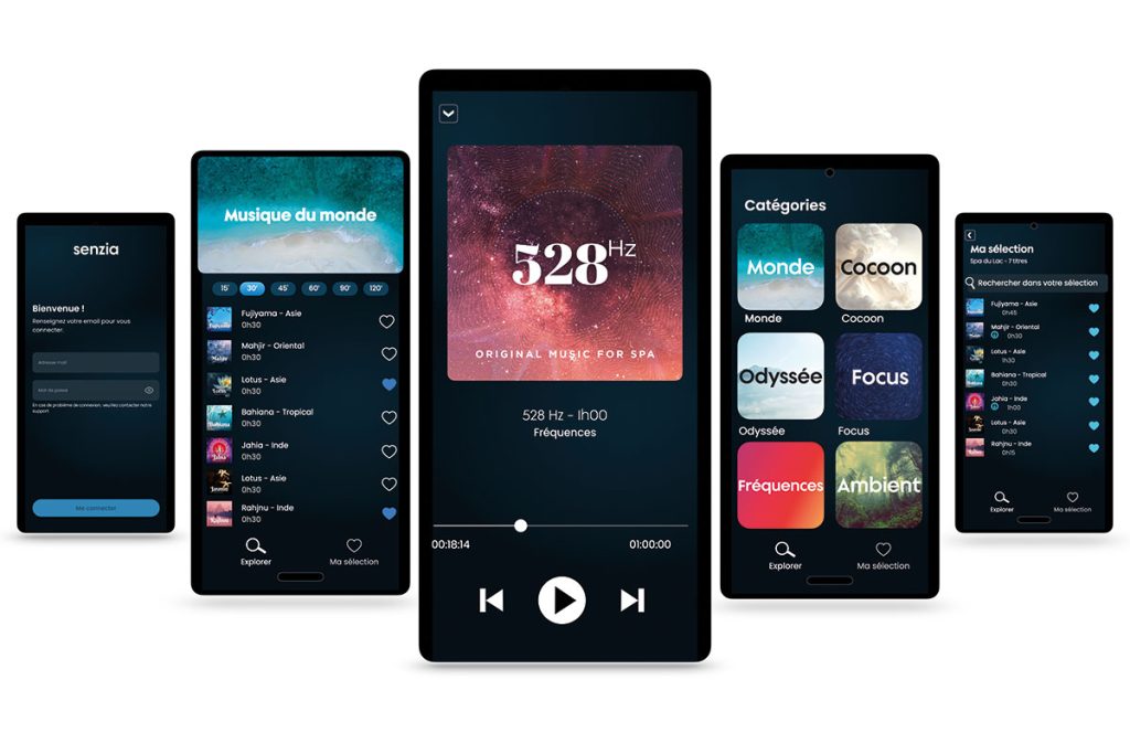 Senzia by Opus All, la plateforme musicale dédiée aux Spas